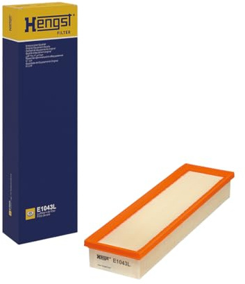HENGST - Luftfilter E1043L - Luft-Filtereinsatz für KFZ