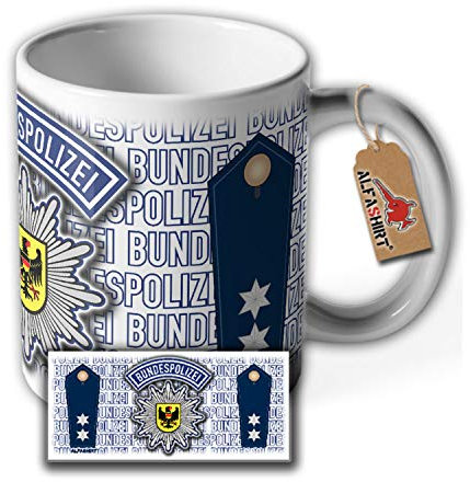 Polizeioberkommisar Bundespolizei BPOL POK Design Dienstgrad Wappen Tasse #29135