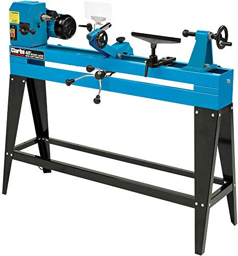CLARKE CWL1000CF 40” 1000MM Wood Lathe with Variable Speed & Copy Follower (230V)