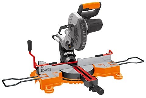 WORX WX845.9 NITRO Akku Paneelsäge 20V – multifunktionale Säge zum Zug-, Kapp-, & Gehrungssägen – 0-45° Schrägschnitte – 220mm in Holz – sicher & bequem dank XtraHand-Klemme – ohne Akku & Ladegerät