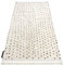 Läufer, Teppich Berber Shaggy, Franse, marokkanischer Stil, für die Küche, Halle, Korridor, SYLA B752 Creme 70x300