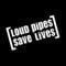 14cmx6,5cm Loud Pipes Save Lives Aufkleber Sticker Auto Motorrad Bike Auspuff Tuning Fun White