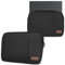 Hülle Notebook Tasche kompatibel für Medion Akoya E14412 in Schwarz Blau oder Grau Laptop Schutzhülle Case Cover Etui, Farbe:Schwarz