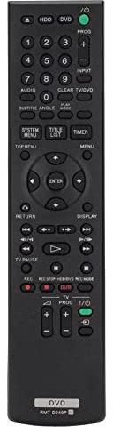 Ersatz Fernbedienung RMT-D249P für DVD Player RDR-AT100, RDR-AT200, HX680, HX780, HX980, DVD Fernbedienung, Recorder Player Fernbedienung