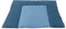 ULLENBOOM ® Wickelauflage 85x75 cm Waffelpiqué Blau (Made in EU) - Wickelunterlage Waschbar und für Unterwegs geeignet, Bezug: 100% OEKO TEX Baumwolle, Wickeltischauflage 75x85