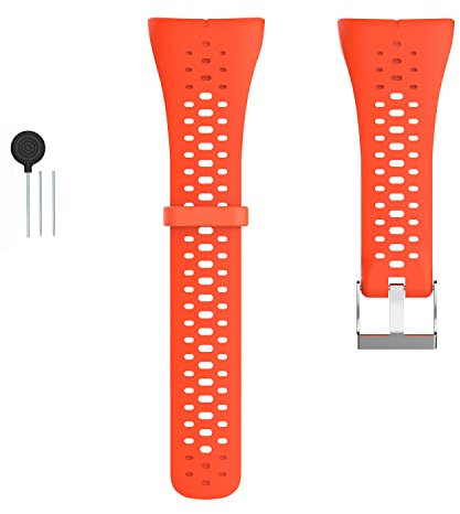 Gheper Ersatz Armband Kompatibel mit Polar M430/M400 GPS Smart Sportuhr Weiches Silikon Armband Uhrenarmband