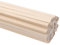 DOITEM 42 Stück Quadratische Stifte aus Naturholz Hartholzstäbchen für Handwerk und Heimwerker (300 mm)