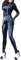 BAGEVI Damen Wetlook Sexy Bodysuit PVC Latex Catsuit Ouvert Reißverschluss Lack Leder Dessous Nachtwäsche Langarm Einteiler Overall Jumpsuit Playsuit Hosenanzug Cosplay Catwoman Clubwear,Schwarz,M
