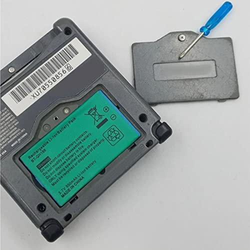 Batteriewechsel für GBA, GBA 850 MAh Akku mit Schraubendreher Zum Einfachen Entfernen der Hinteren Abdeckung, Lithium-Ionen-Akku für Spielekonsolen, 3,7 V, 850 MAh