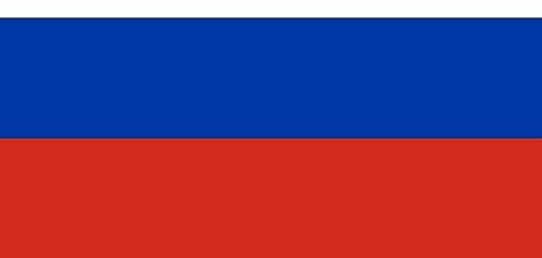 Premium Fahnen Flagge - 90 x 150 cm / 150 cm 90 cm - aus Polyester mit goldenen Ösen - Langlebig und Wetterfest (Russland)