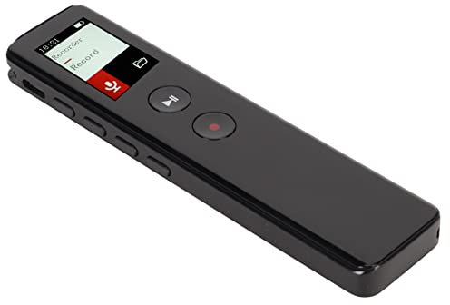 Digitales Aufnahmegerät, Sprachaktivierung, Voice-to-Text-Löschaufzeichnung, 5.0, Rauschunterdrückung, Digitaler Sprachrekorder für Vorlesungen (32 GB)