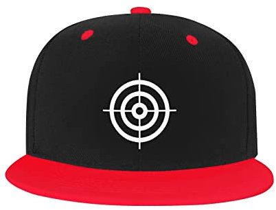 Verstellbarer Hut für Männer und Frauen, Bullseye-Schießziele, Ringe, Unisex, Hip-Hop-Baseballkappe, Trucker-Vaterhüte