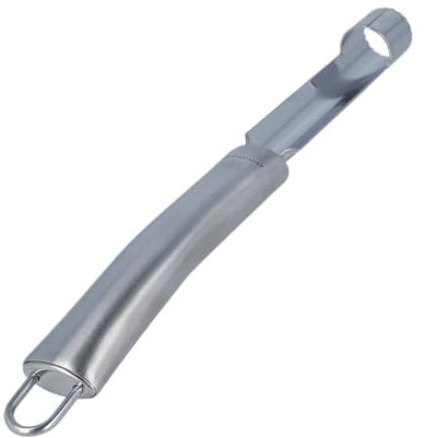 EUROHOME Entkerner OLIVIA aus rostfreiem Edelstahl - Apfelausstecher mit ergonomischem Griff - Apfelkernausstecher 25 cm mit praktischem Aufhänger - Spülmaschinengeeigneter Obstentkerner