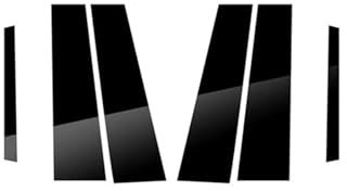 NEGRO Window Door Column B C Pillar Post Cover Trim Fit For Vauxhall Insignia Opel Insignia 2009-2022 Decoration Stickers Glossy Black car door pillar sticker