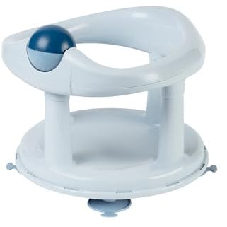 Bebeconfort Asiento Bañera Bebe, Sillón de Baño y Ducha, Silla Giratoria de 360 Grados para Baño de Bebé, con Ventosas de Seguridad, Blue