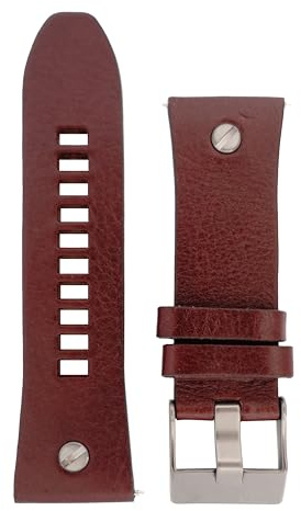 Diesel Armbanduhren für Herren 28mm, Braun Leder, original ersatzband für DZ7314