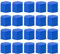 JNNJ 20 Stück Auto Radbolzenkappen, Auto Radmutter Schraube Hex Schutzkappen Aus Silikon, 17mm Auto-Universal-Sechskant-Reifenmutter-Abdeckungen, Glow-in-The-Dark Radschraubenkappen(Blau)