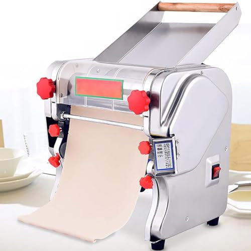 Commercial Dough Sheeter Dumpling Maker Noodle Maker - Electric Pasta Machine for Homemade Fresh Spaghetti in Minutes - Perfect for Noodles/Spaghetti/Lasagne/Ravioli