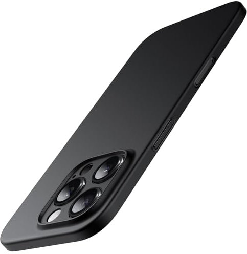 JETech Ultra Slim Case for iPhone 16 Pro Max 6.9 Inch, Camera Lens Full Protection, Lightweight Matte Finish PP Hard Minimalist Cover (Black)