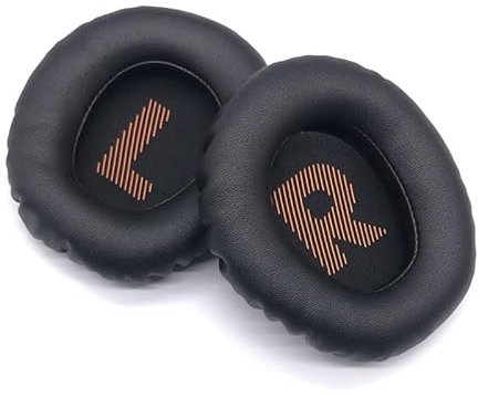 Earpads Replacement Ear Cushions Pad Covers for JBL QUANTUM Q350 Q360, Ear Pads Cover Protector, Headband Protector Headphones Replacement Headband Cover (Orange Earmuffs)