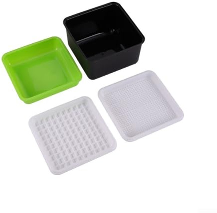 Perfektes Erdnuss-Sprossen-Box-Set mit ausgezeichneter Atmungsaktivität, wächst auch frisches Katzengras