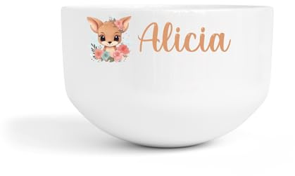 Bol en céramique Personnalisé/petit déjeuner personnalisé/Bol/Cadeau enfant