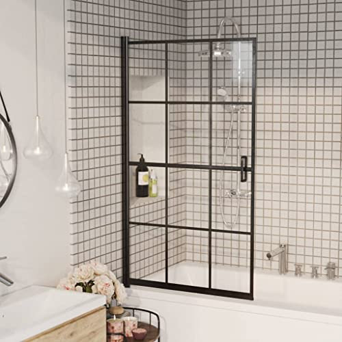 Casa Giardino, Box Doccia ESG 80x140 cm Nero