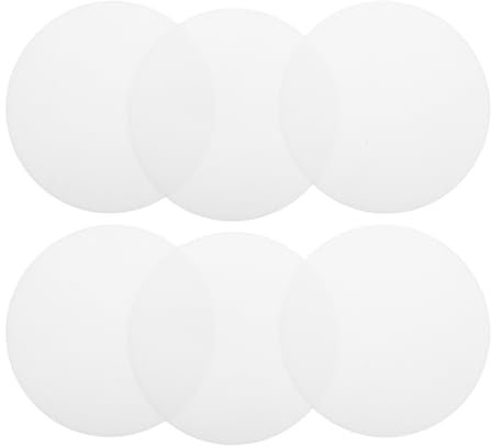UKCOCO 6Pcs Anti-Glare Flat Curved Pc Cover: Led Downlight Diffuser, 6 Inch Embedded Light Diffuser for Spotlights and Downlights