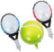 COLLBATH 1 Satz Tennisballon Tennisballdekorationen Jumbo-tennisball Tennis Requisiten Tennisschläger-ballons Tennisball-ballon Luftballons in Tennisform Party-ballonanzug Aluminiumfolie