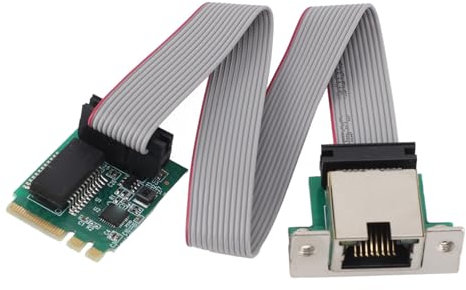RTL8111H M.2 A+E Ethernet Network Card, Single RJ45 Port 1G M.2 A+E Server NIC, Straight Pin, 1000/100Mbps, Industrial Control Equipment Network Card