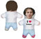 Wanapix | Personalisierte Kissenpuppen Mini Me Kissen mit Foto | Fotokissen mit eigenem Foto | Vatertagsgeschenke/Geburtstagsgeschenke | Boyfriend