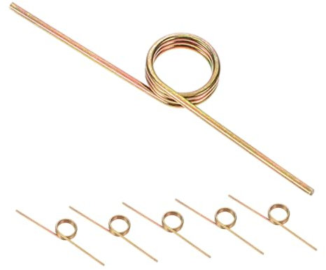 HYTROVE 6 Stück Verstellbare Metall Torsionsfedern Für Mülltonnendeckel Robuste Ersatzteile Für Klappdeckel Mülltonnen Einfache Montage Vielseitig Kompatibel