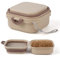 Gamelles pliables pour chien, gamelle de nourriture et d'eau de voyage avec couvercle pour chats et chiens, solution d'alimentation et de stockage portable 2 en 1, parfaite pour les voyages, le