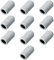 Lot de 10 raccords de raccordement de tuyau rigide à la gaine enroulée, diamètre 40 mm, IP67 étanche, pour extérieur, PVC, système électrique hors mur, technopolymère, gris RAL7035