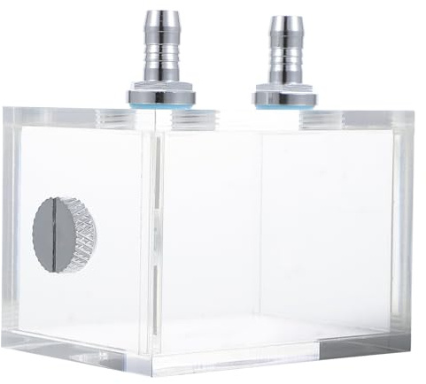 OATIPHO Acryl Wassertankpc CPU Wasserkühler mit 200ml Volumen Einfaches Nachfüllen und Praktische Beobachtung für Effiziente Computer Wasserkühlung