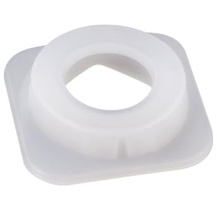 10x 1/2 Top Hat Washer White | Durable Polypropylene Tap Washer