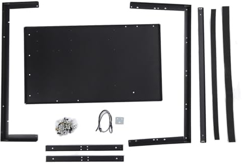 BONKZEBU Custodia per Computer con Scheda Grafica GPU Aperta con Potente Raffreddamento per Scheda Madre ATX MATX FLEX, Chassis Fai-da-te per Giocatori e Appassionati