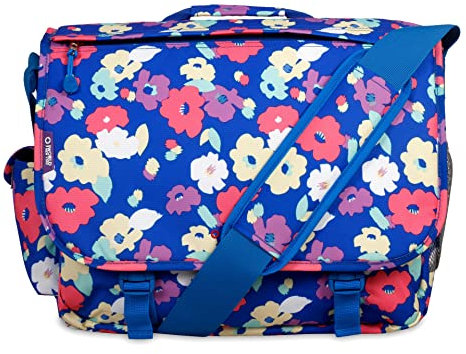 J World New York Thomas Laptop Messenger Umhängetasche, 17 cm, Mehrfarbig (Petals)