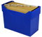 Metzger + Mendle Akten-Boy - Registraturbox A4, 5 Hängemappen, Basic-Blau