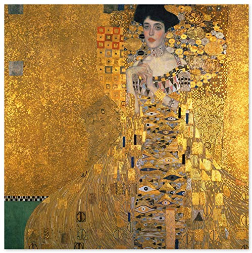 JUNIWORDS Poster, Gustav Klimt, Bildnis der Adele Bloch-Bauer I, 100 x 100 cm