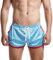 AIMPACT Sport Shorts Herren 3 Inch Mesh Bodybuilding Shorts Atmungsaktiv Turnhose Herren Kurz Training Fitness Sporthose mit Tasch (Hellblau-M)