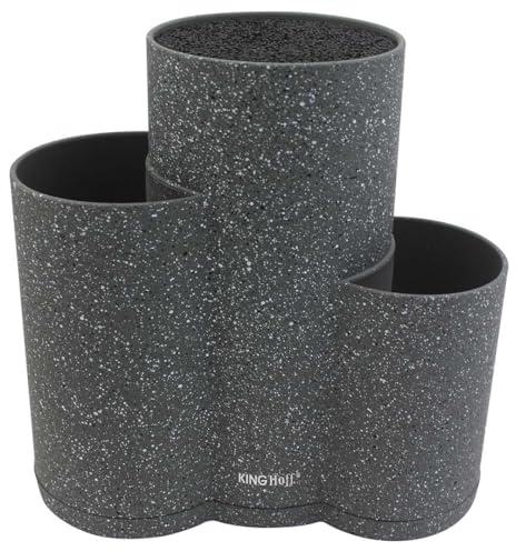 3 in 1 Universeller Messerständer KINGHOFF (Grau)