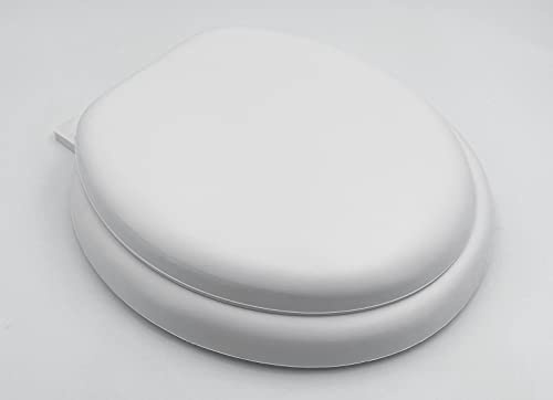 ADOB Soft WC Sitz gepolstert weich Lugano Plus Farbe Weiss extra stabil bis 200 kg belastbar