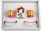 Egan Set caffè, Rosso, Unica