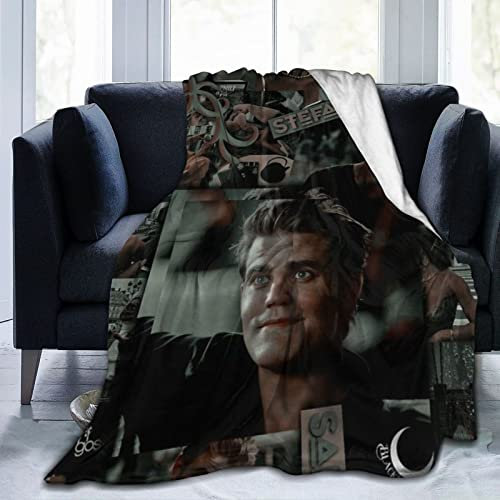 Kuschelige Plüsch-Decke Stefan Thow Salvatore Flanelldecke, Bettwäsche, warmes Fleece, weiche Decke für Sofa, Couch, Wohnzimmer, Büro, Auto, Camp, Stranddecken, 203,2 x 152,4 cm