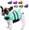 Queenmore Salvagente Cane, Giubbotto Salvagente Squalo, Gilet Salvagente Per Cani, Salvagente Cane Taglia Piccola E Media Grande (Azzurro XS)