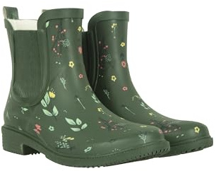 Mountain Warehouse Knöchelhohe Damen-Gummistiefel Dunkel Khaki Damen-Schuhgröße 38 EU