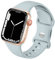 HdanMole Cinturino Sportivo Compatibile con Apple Watch 38mm 46mm 40mm 41mm 42mm 44mm 45mm, Cinturino in Silicone Morbido per iWatch Series 10 9 8 7 6 5 4 3 2 1 SE Uomo Donna, Turchese