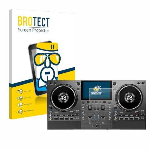 BROTECT Schutzglas für Numark Mixstream Pro Go | Transparenter Displayschutz Made in Germany Schutzfolie Panzer Folie Glas 9H Anti-Fingerprint Einfache Montage Clear