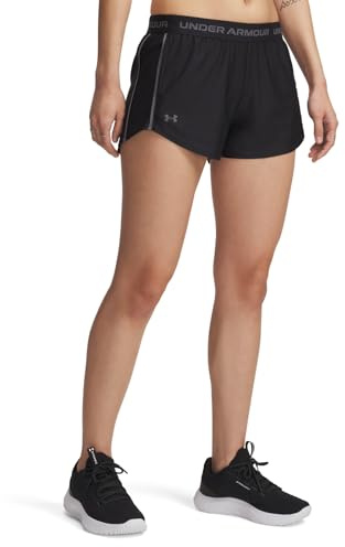 Under Armour Women's Tech Play Up Shorts Black/Castlerock L L